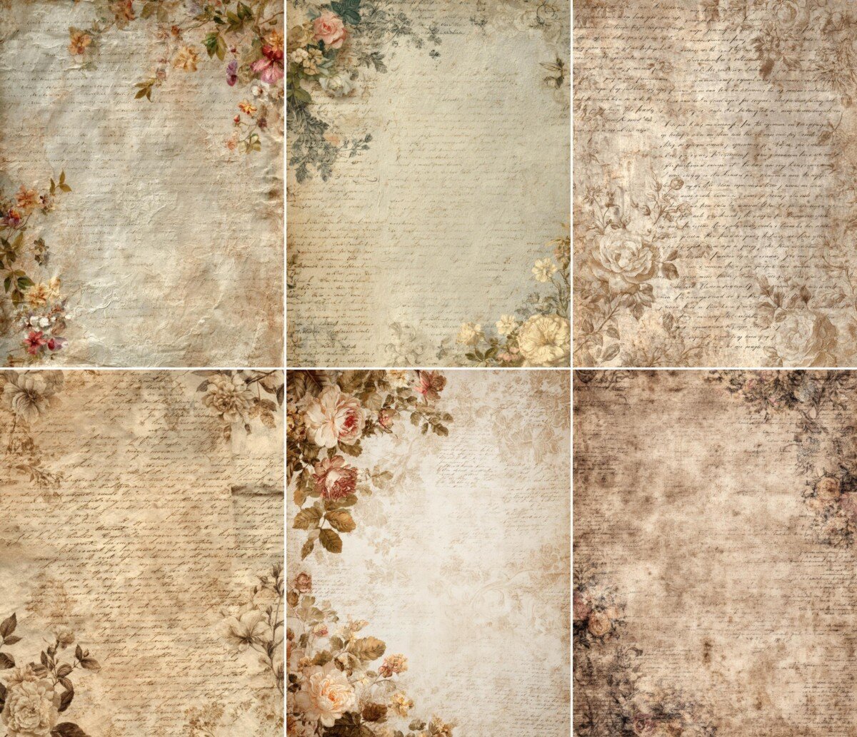 vintage preview 3 – Journal Pages