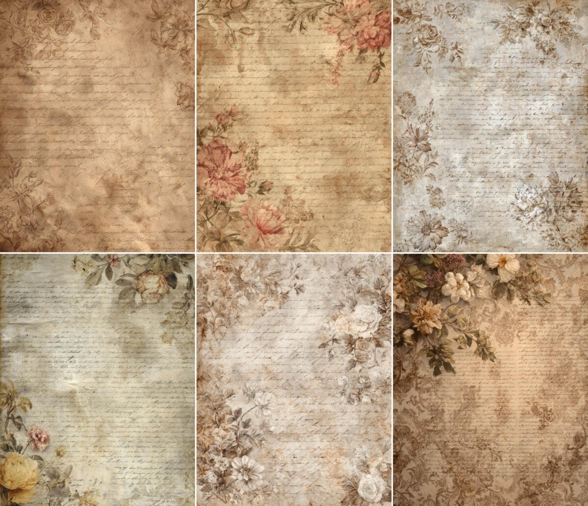 vintage preview 2 – Journal Pages