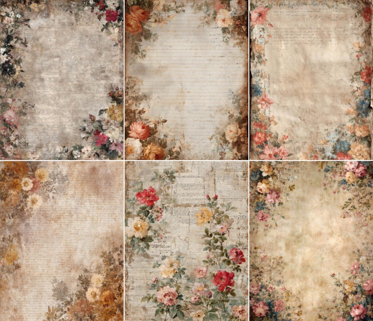 vintage preview 8 – Journal Pages