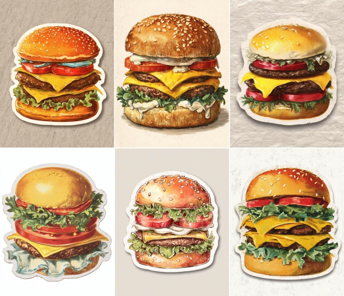 burger preview 2 – Stickers