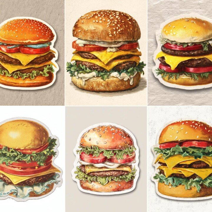 burger preview 2 – Stickers
