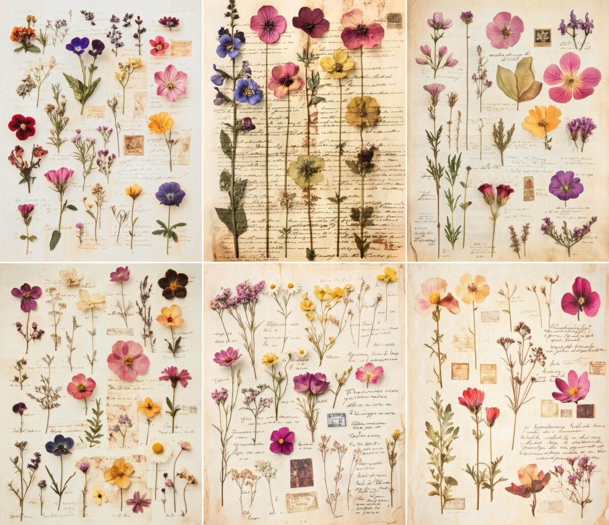 botanical – 52 Botanical Specimen Junk Journal Pages
