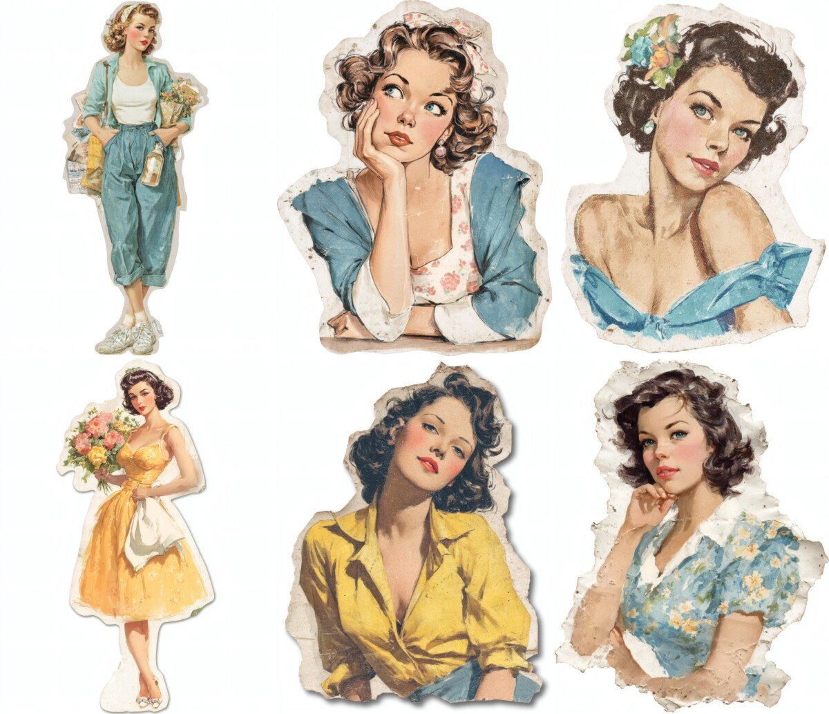 vintage preview 2 – Stickers