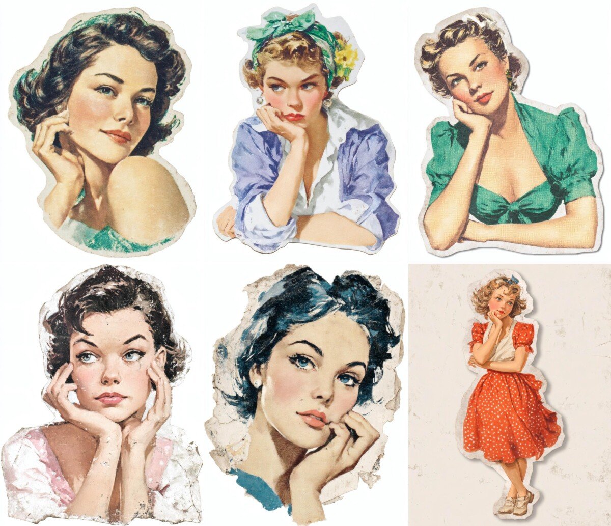 vintage preview 4 – Stickers