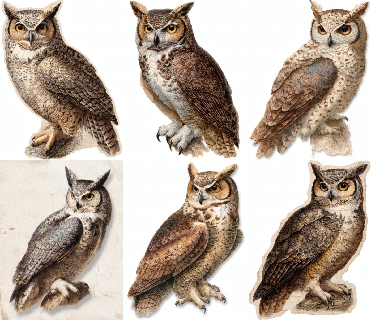 owl preview 2 – Fussy Cuts
