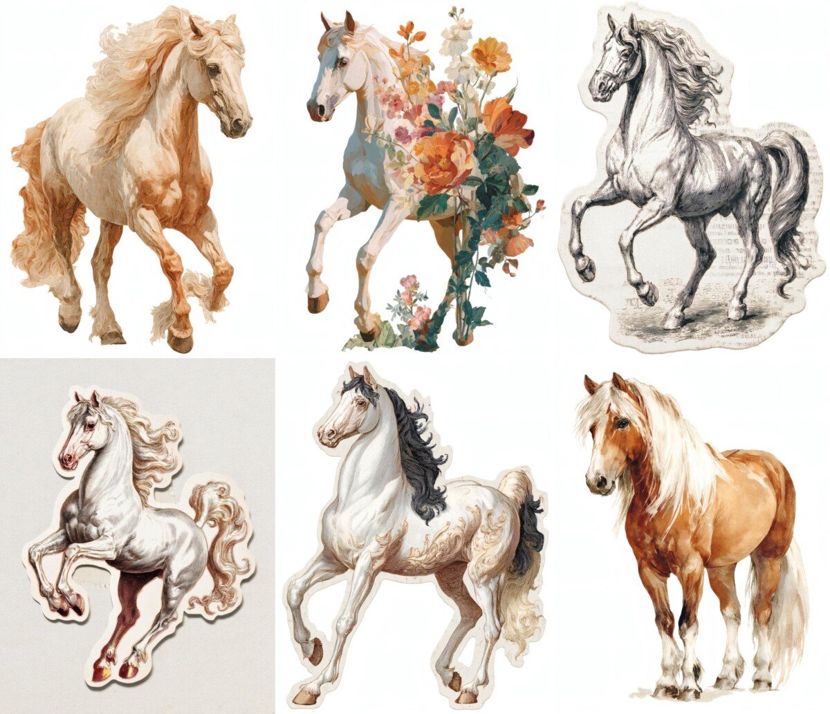 horse preview 3 – Fussy Cuts
