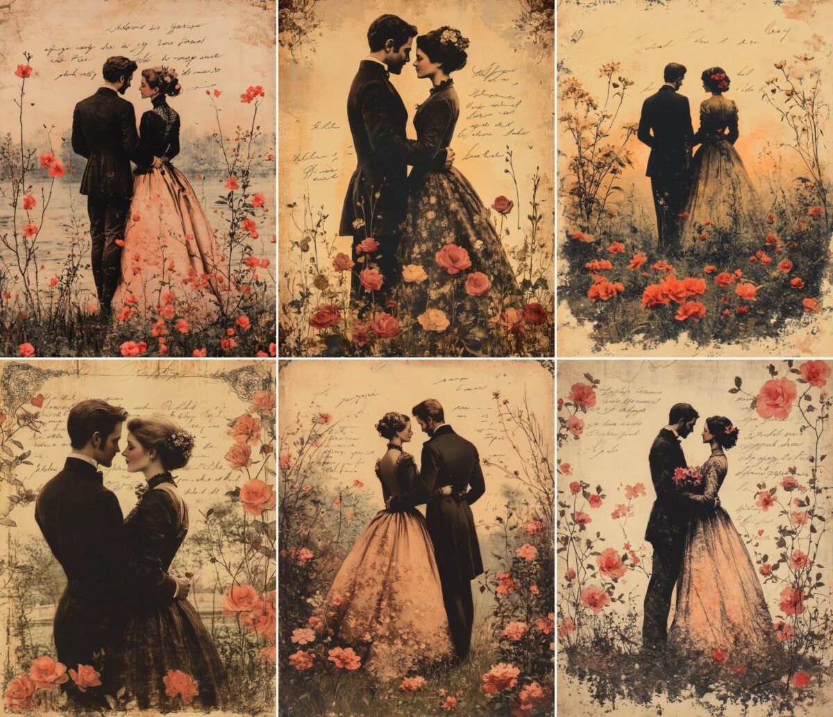 romantic preview 4 – Journal Pages