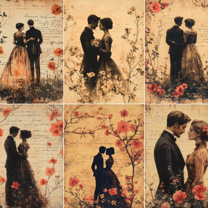 romantic preview 2 – Journal Pages