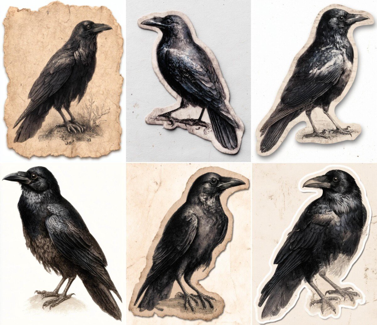 raven preview 6 – Fussy Cuts
