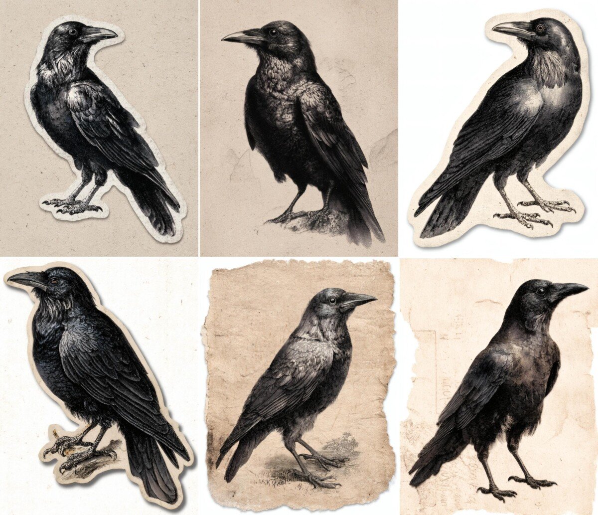 raven preview 5 – Fussy Cuts