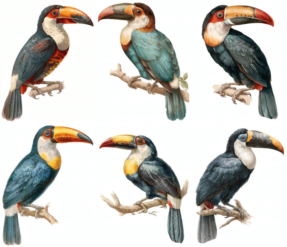 toucan preview 2 – Fussy Cuts