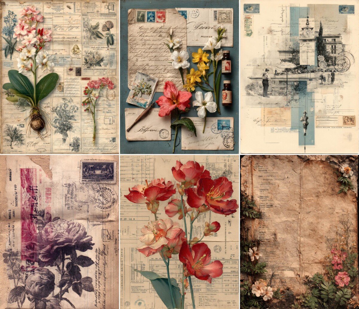 vintage preview 6 – Journal Pages