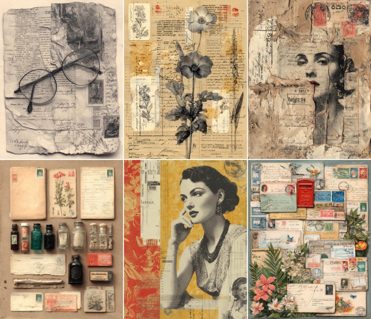 vintage preview 2 – Journal Pages