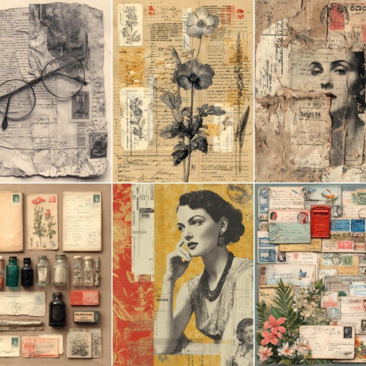 vintage preview 2 – Journal Pages