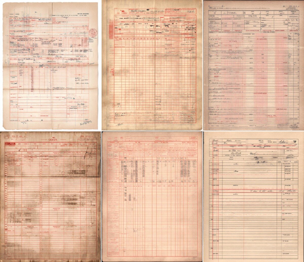 vintage – 47 Vintage Office Form Junk Journal Pages