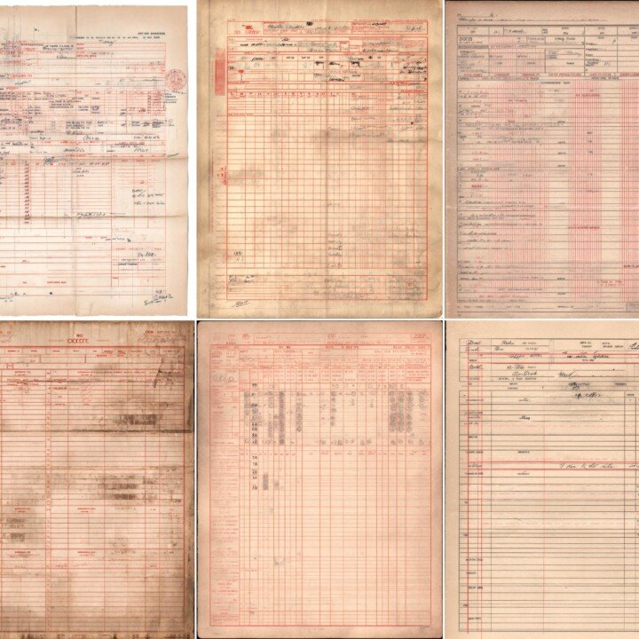 vintage – 47 Vintage Office Form Junk Journal Pages