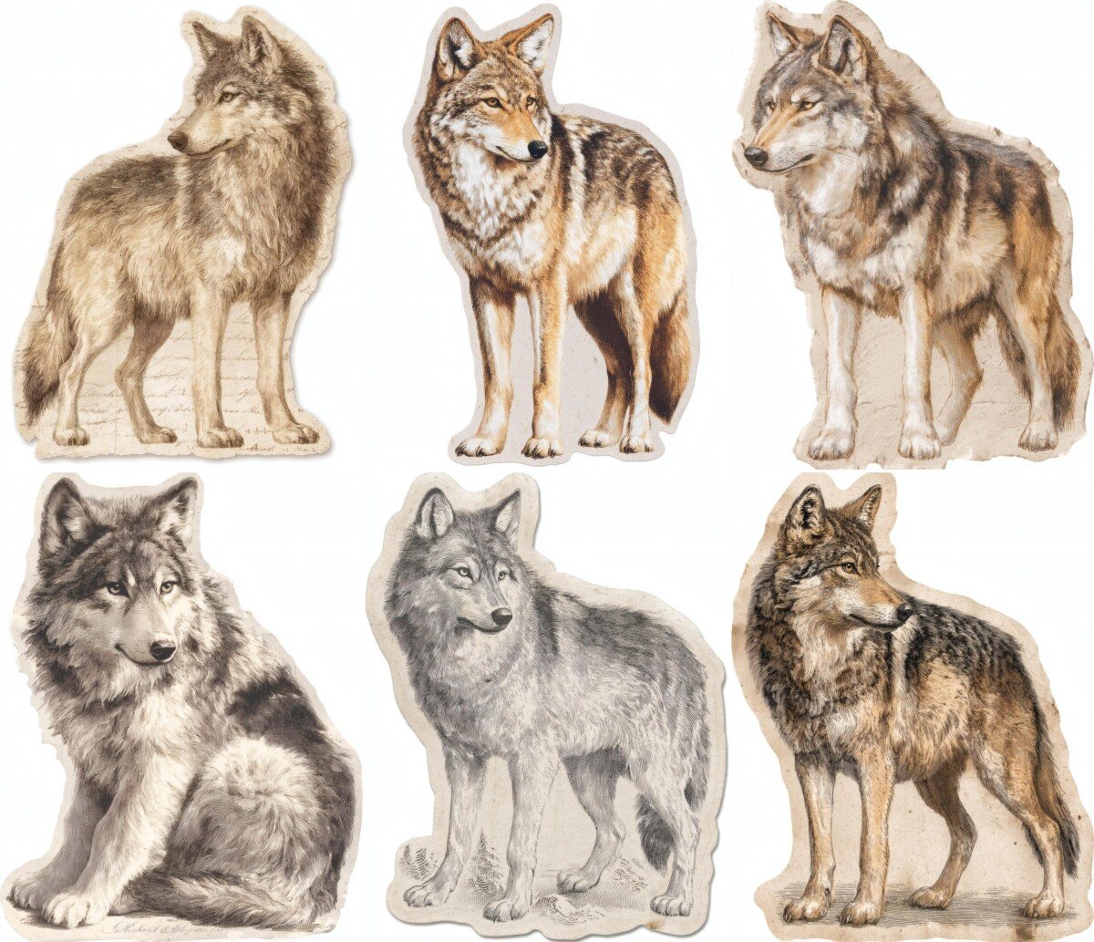 wolf preview 3 – Fussy Cuts