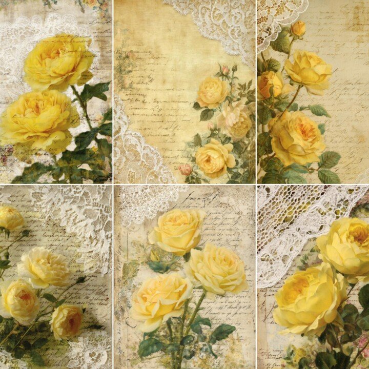 vintage preview 2 – Journal Pages