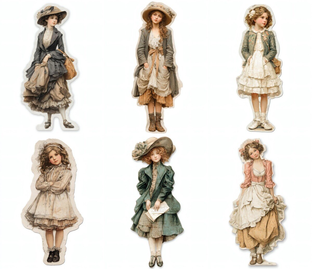 victorian – Victorian Teen Girl Stickers