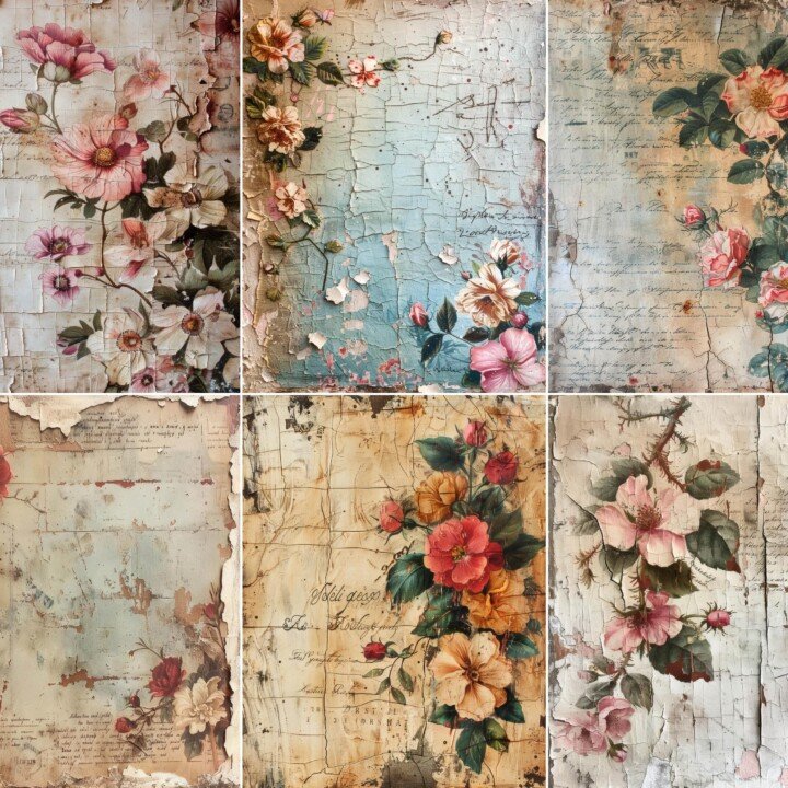 vintage preview 2 – Journal Pages