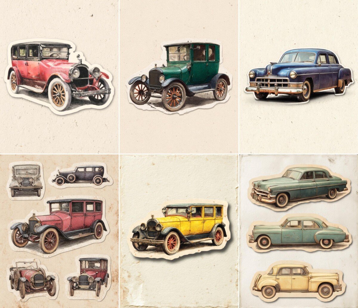 vintage preview 4 – Fussy Cuts