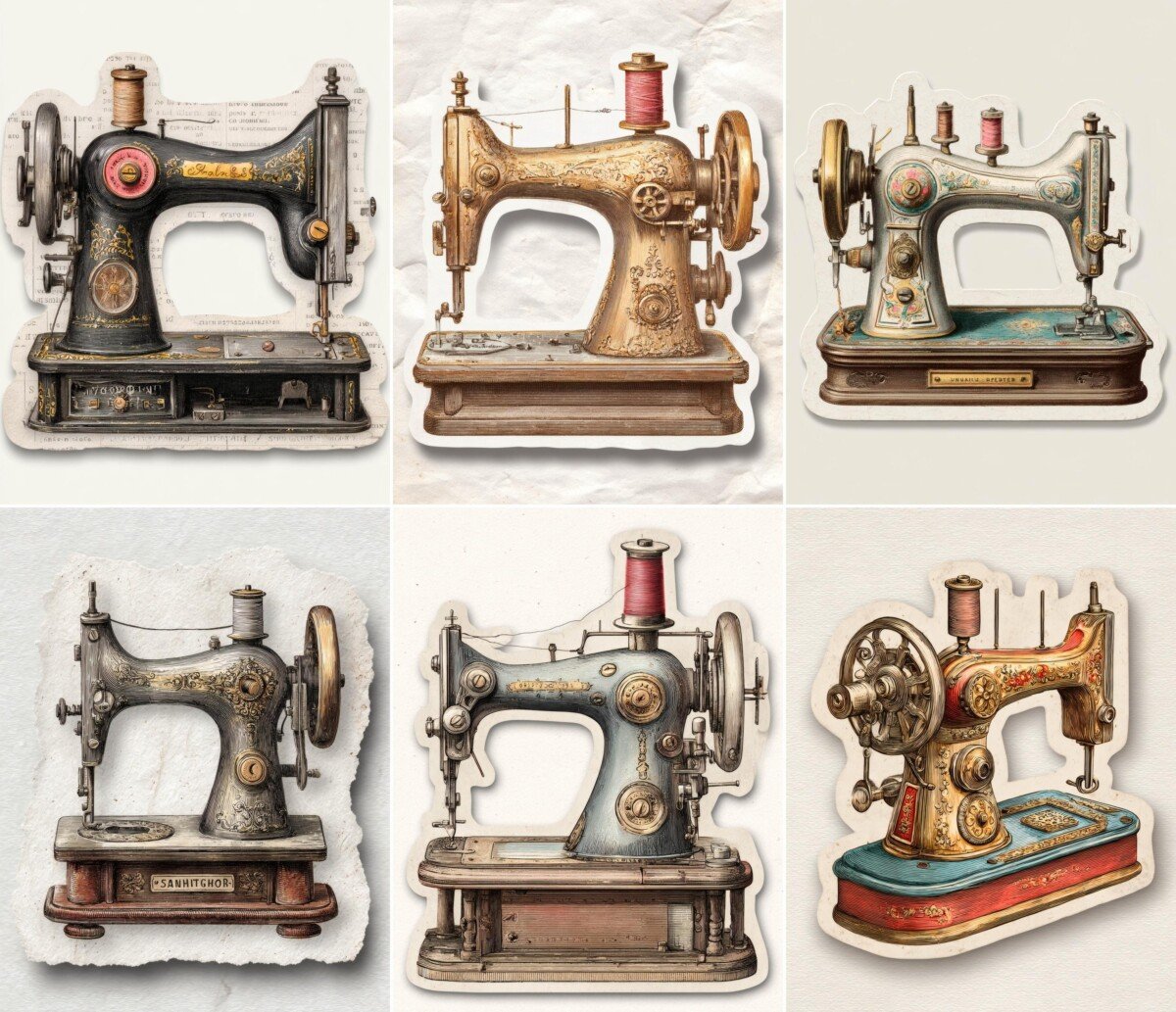 vintage preview 3 – Fussy Cuts