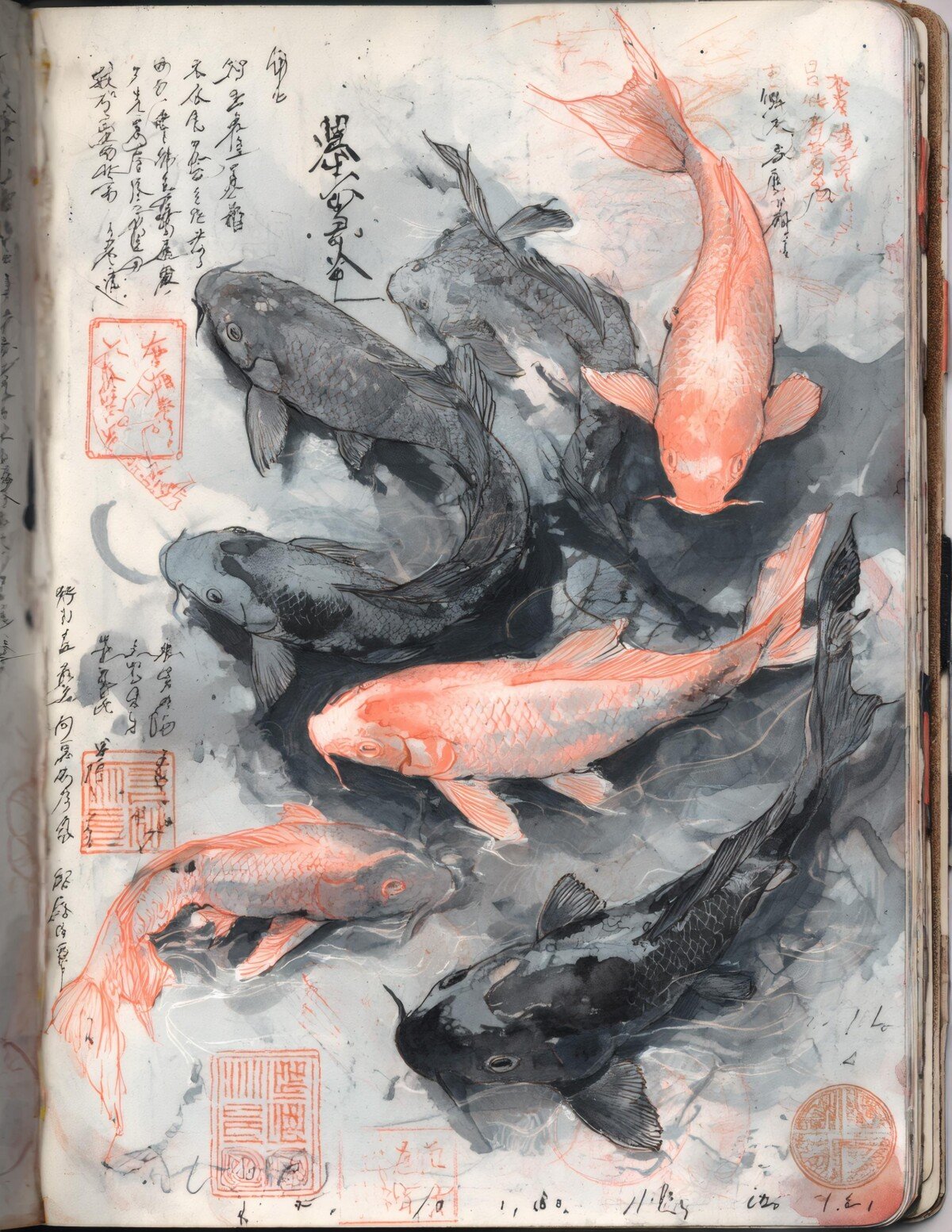 koi preview 7 – Journal Pages
