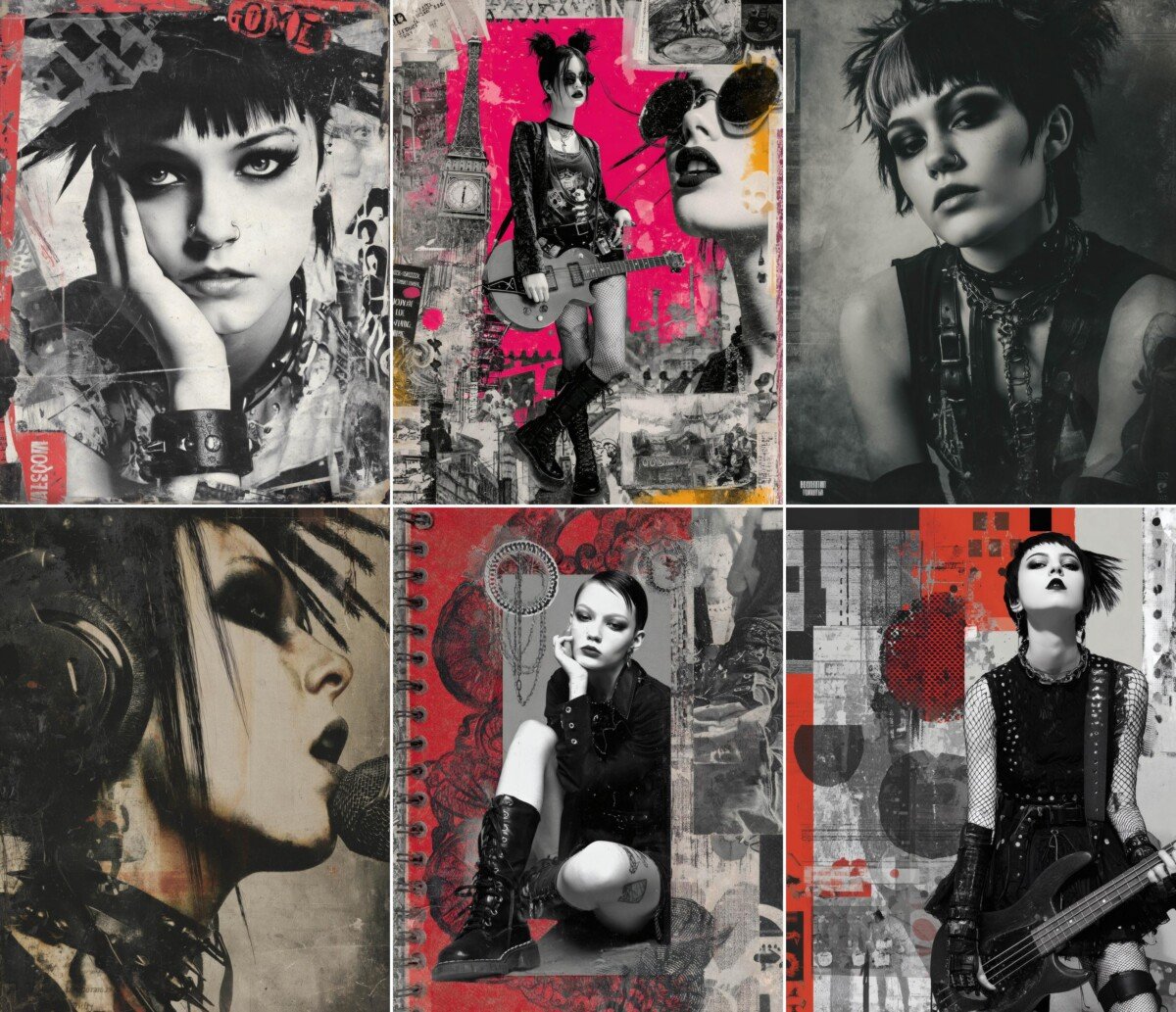 goth preview 2 – Journal Pages