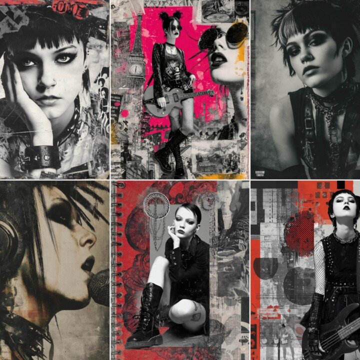 goth preview 2 – Journal Pages