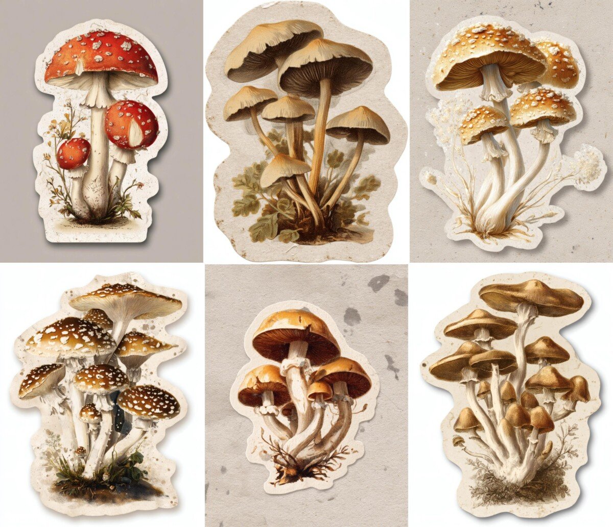 mushroom preview 2 – Fussy Cuts
