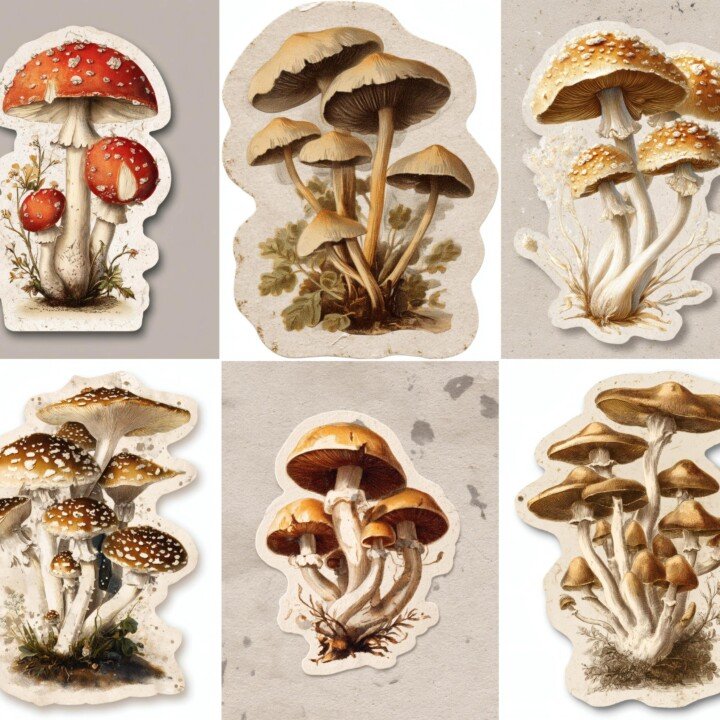 mushroom preview 2 – Fussy Cuts