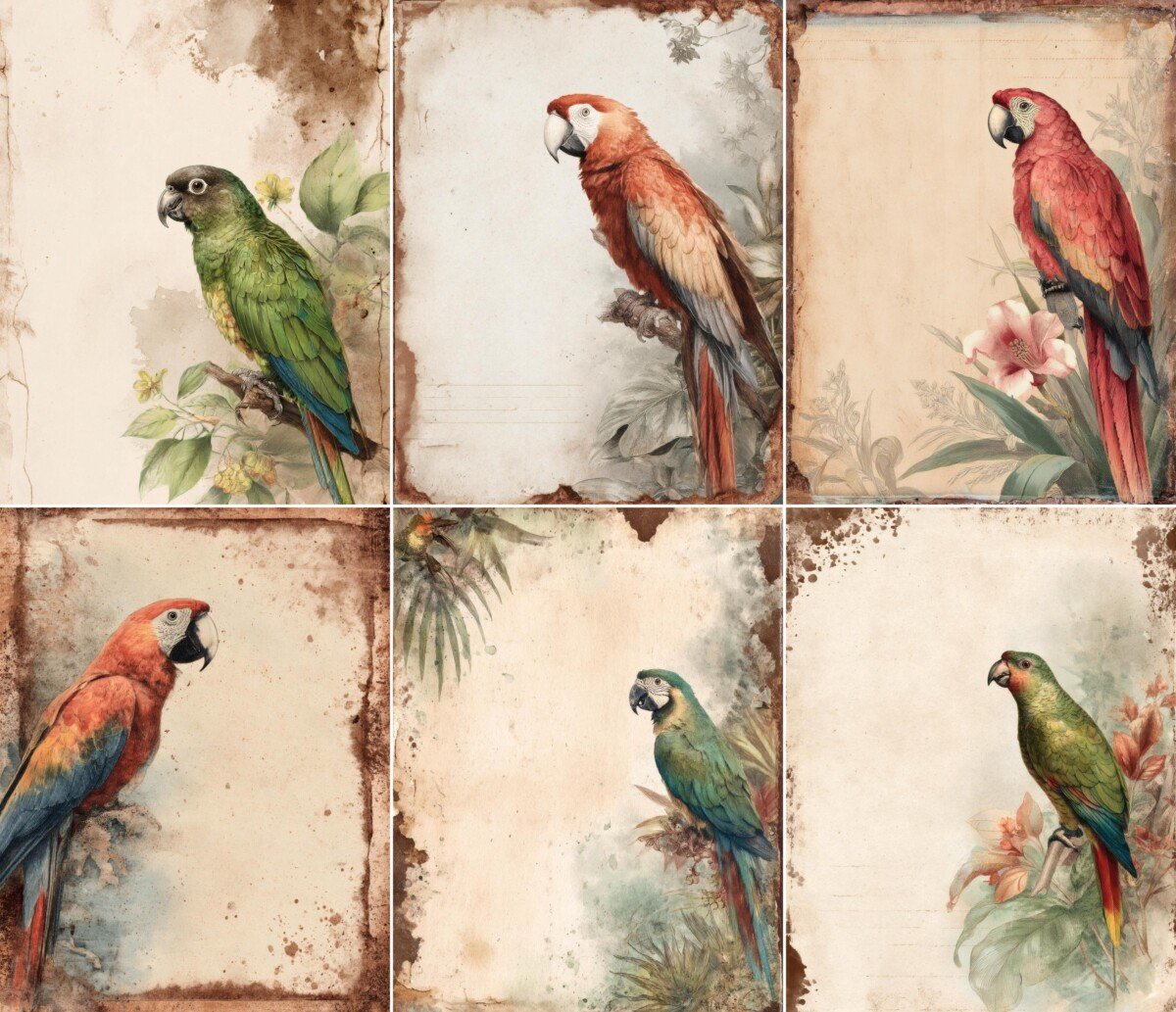 vintage preview 5 – Journal Pages