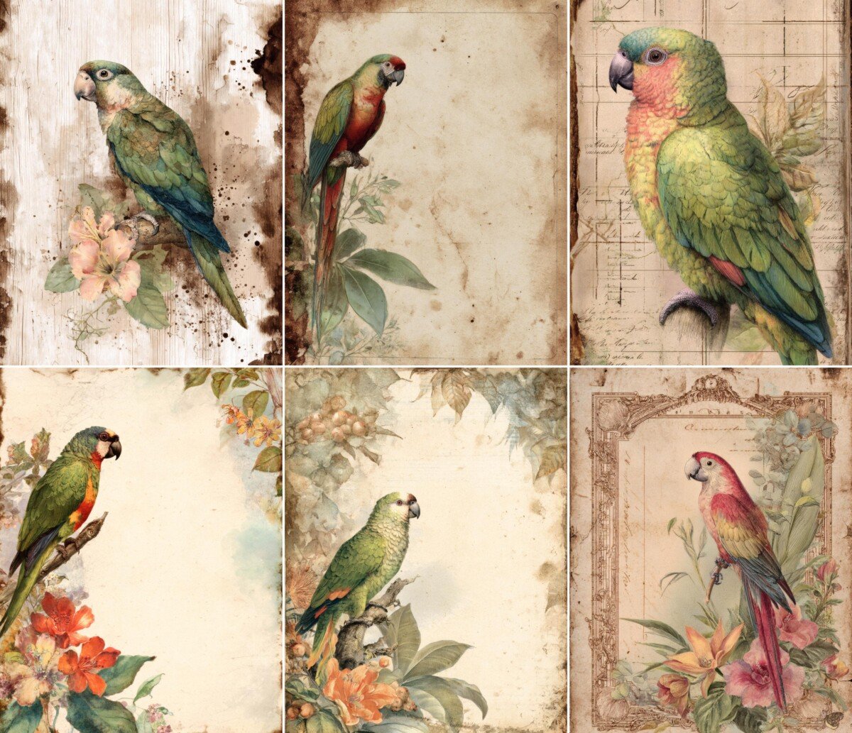 vintage preview 3 – Journal Pages