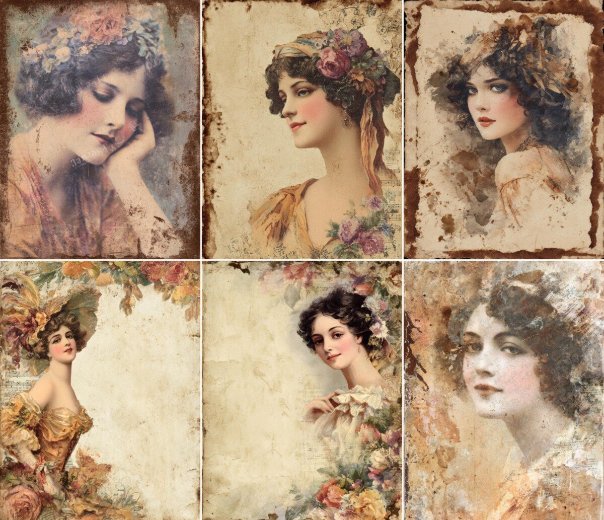 vintage preview 5 – Journal Pages