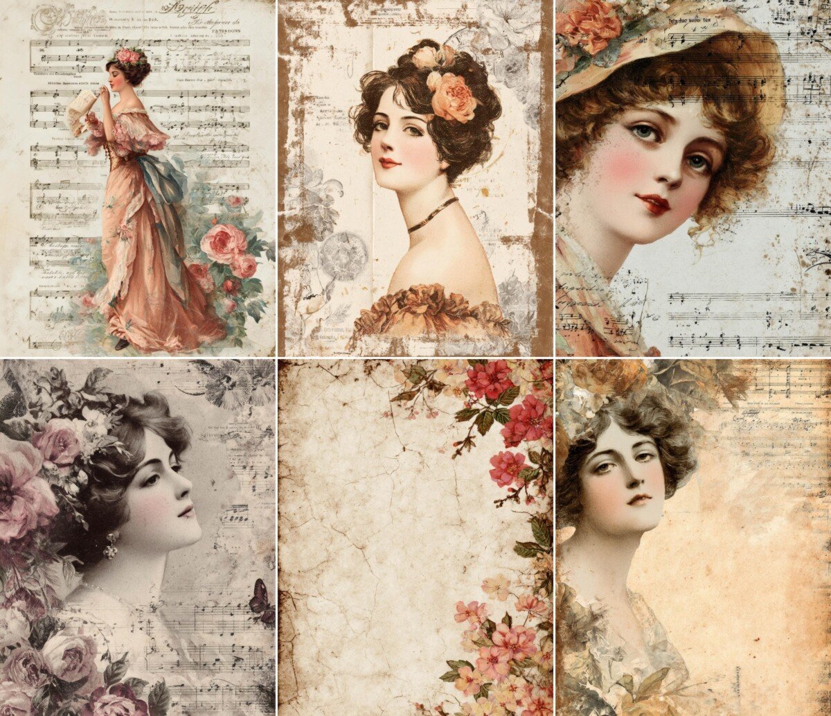 vintage preview 6 – Journal Pages