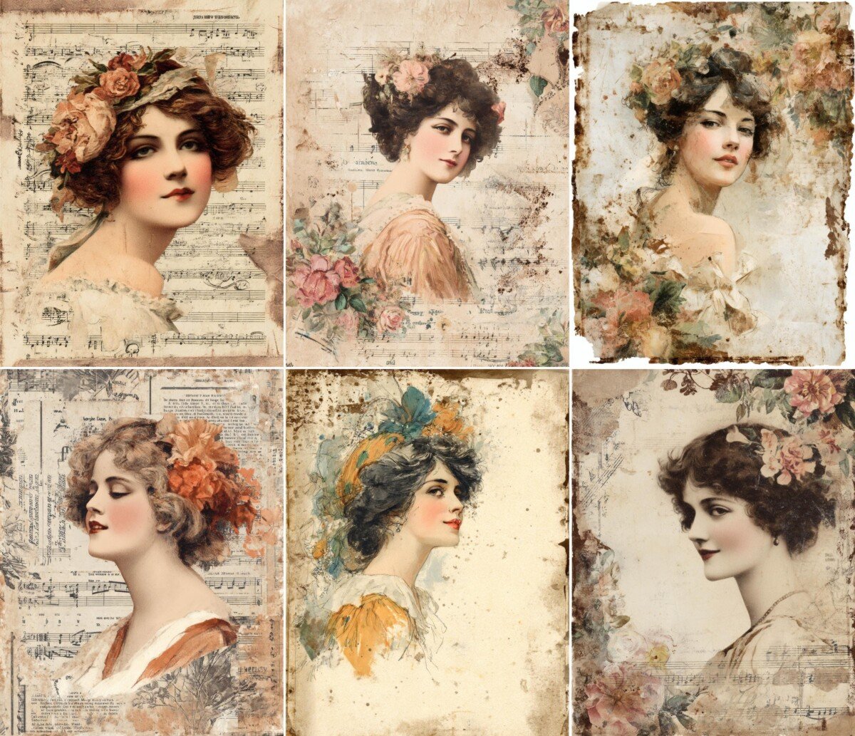 vintage preview 4 – Journal Pages