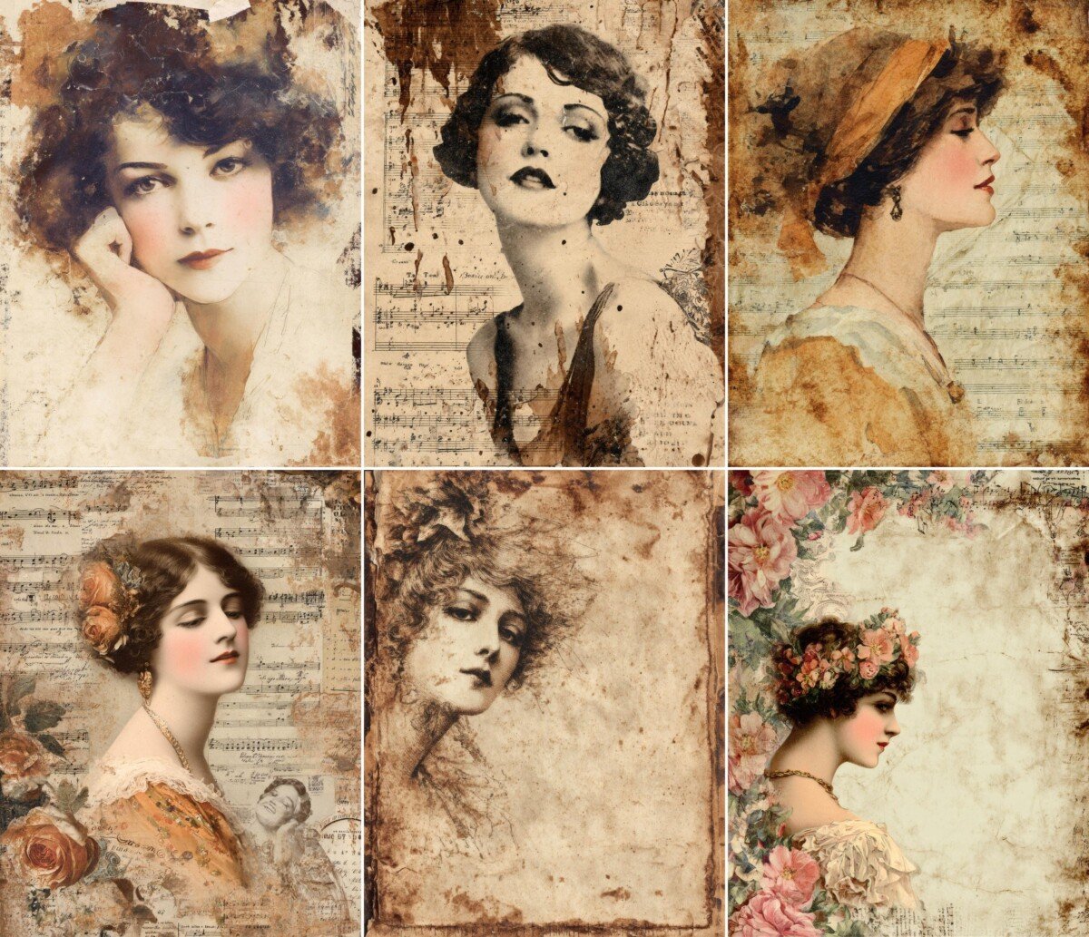 vintage preview 2 – Journal Pages