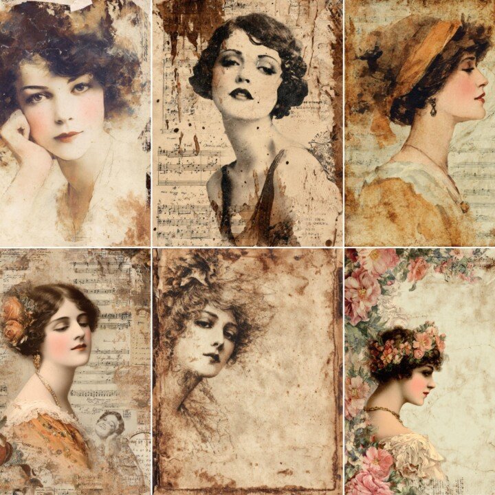vintage preview 2 – Journal Pages