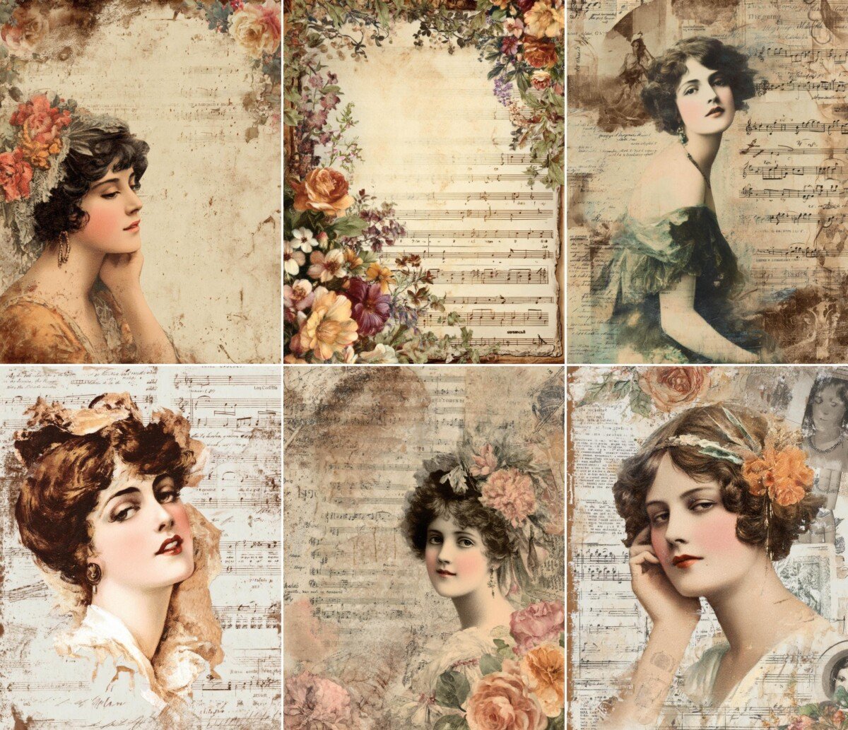 vintage preview 8 – Journal Pages