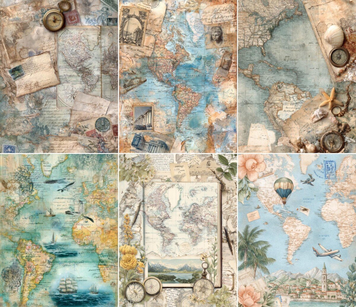 vintage preview 2 – Journal Pages