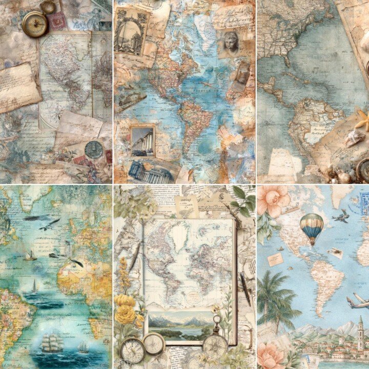 vintage preview 2 – Journal Pages