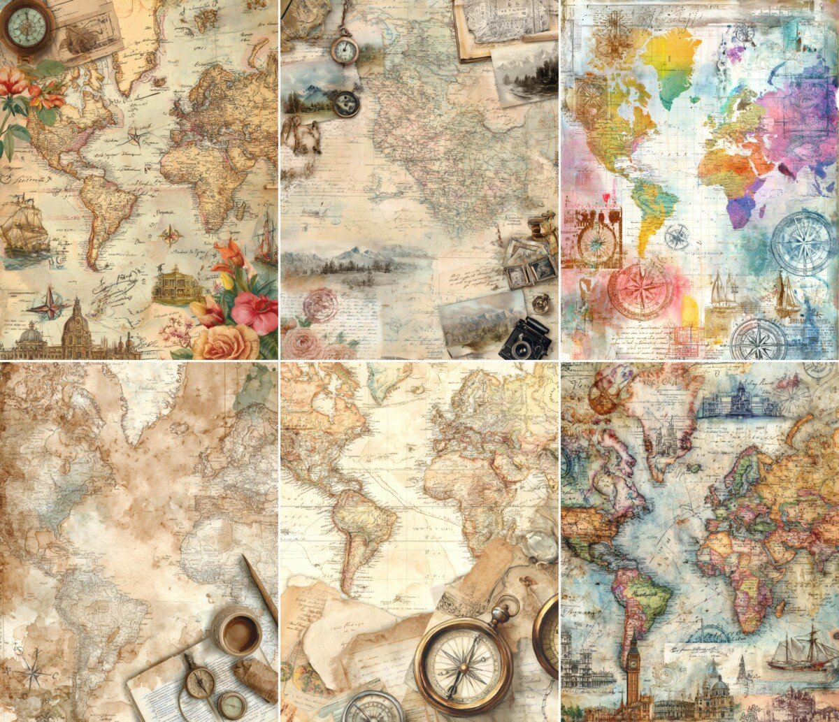 vintage preview 8 – Journal Pages