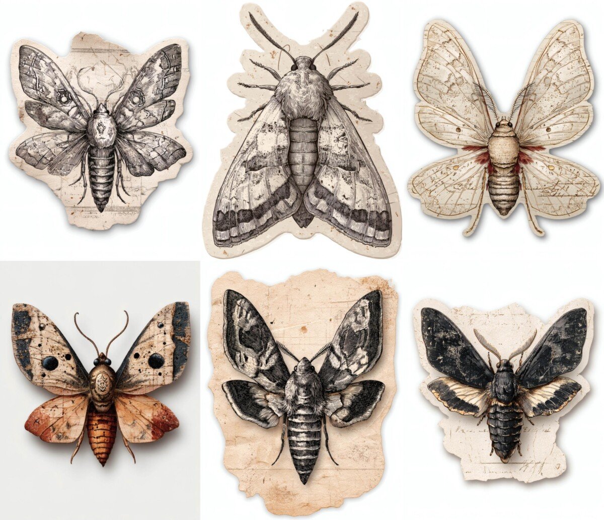 moth preview 2 – Fussy Cuts