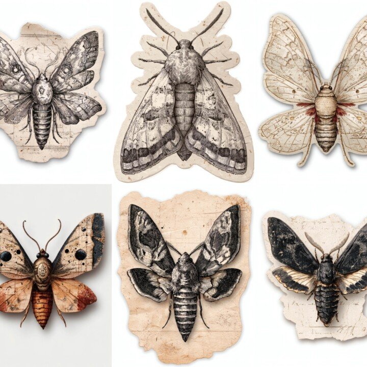 moth preview 2 – Fussy Cuts