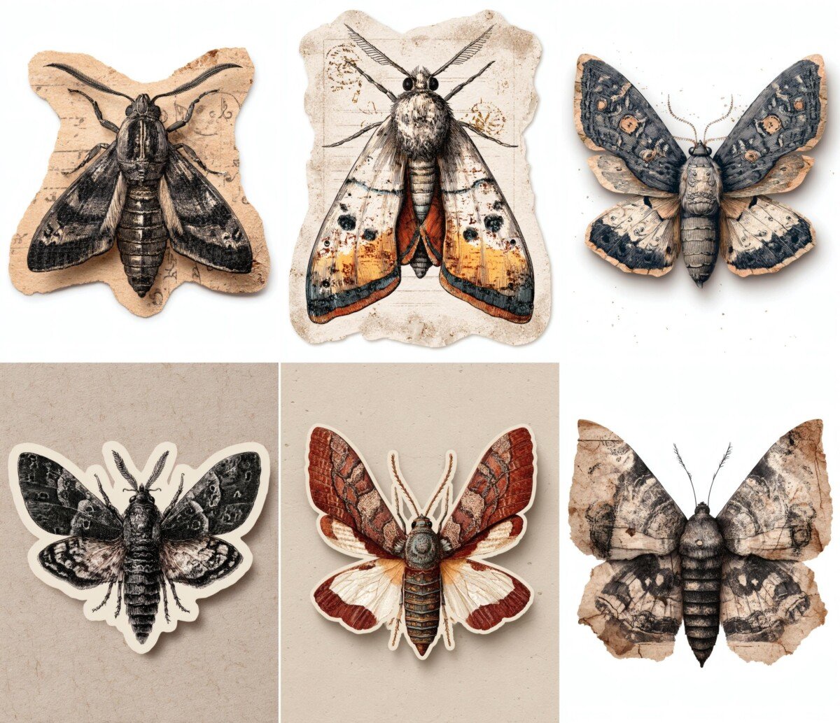 moth preview 5 – Fussy Cuts