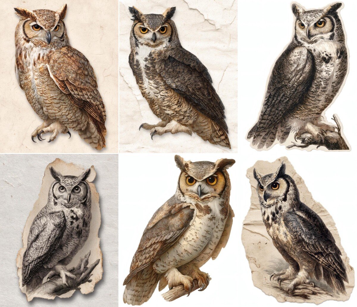 owl preview 4 – Fussy Cuts