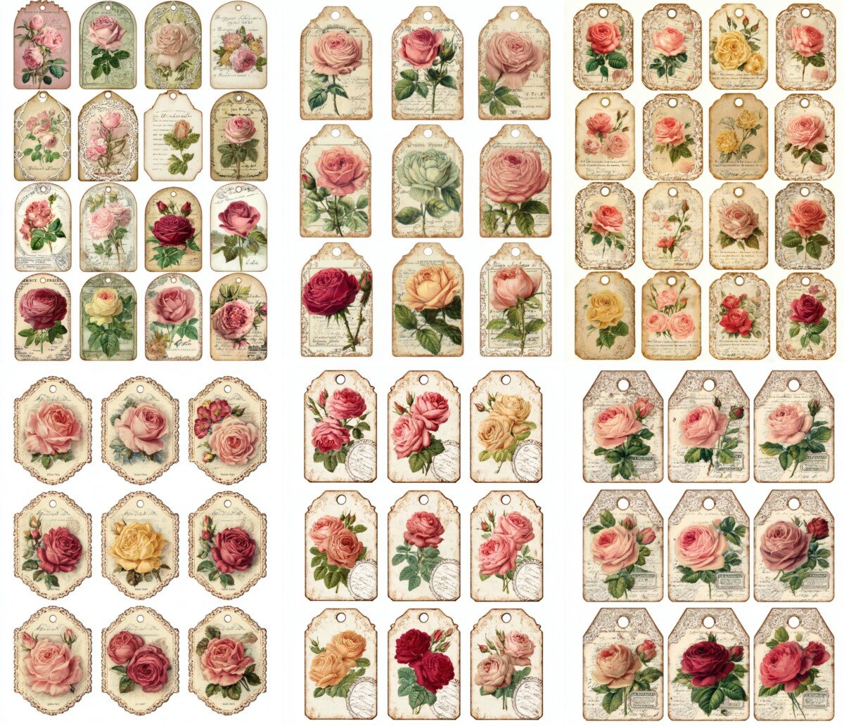 victorian preview 2 – Labels & Tags