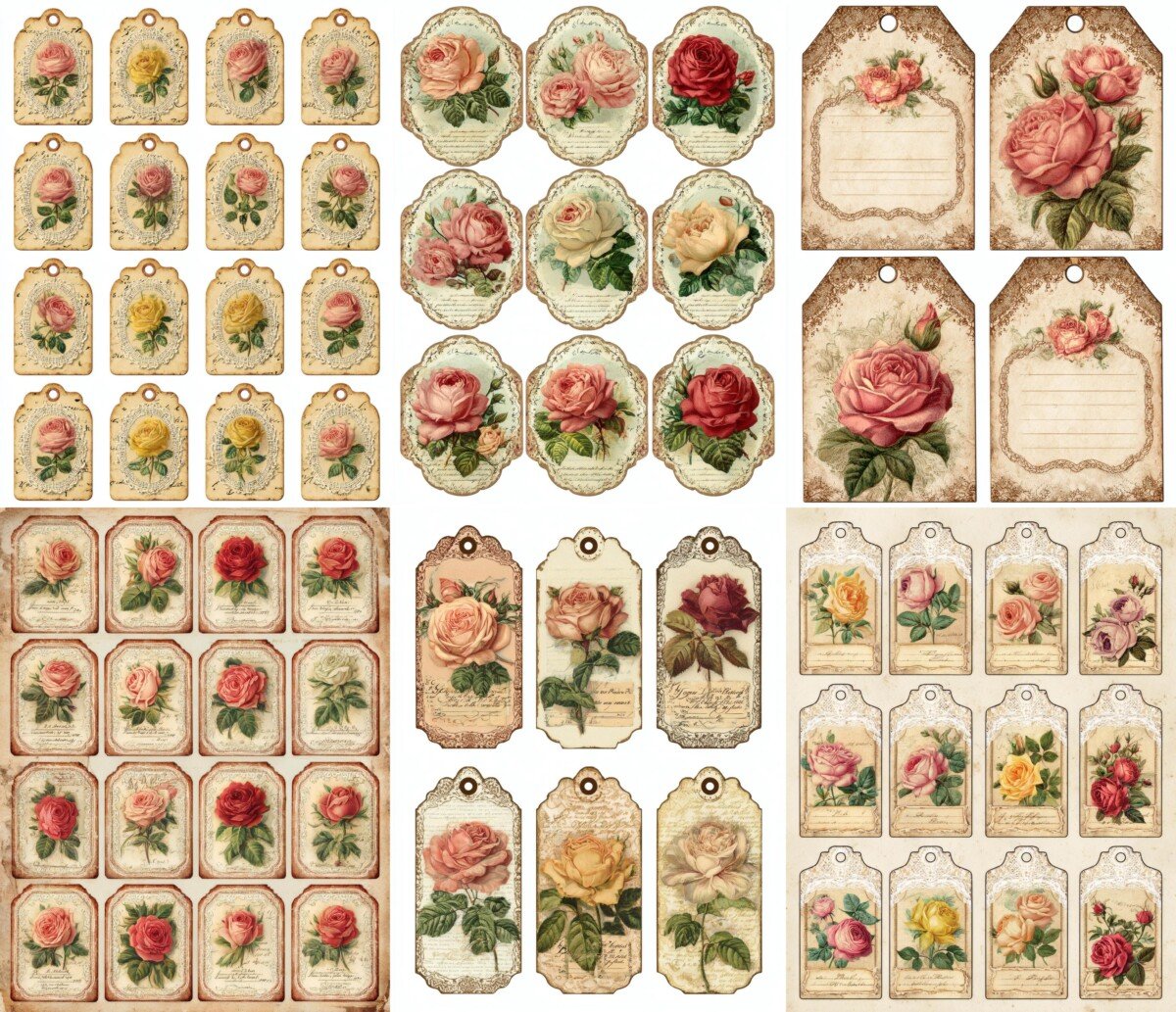 victorian preview 5 – Labels & Tags