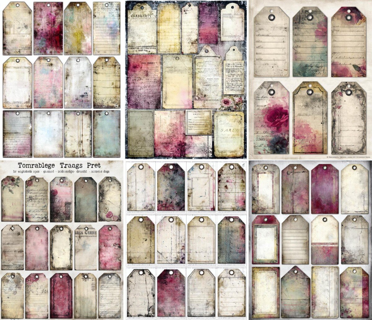 vintage preview 3 – Labels & Tags