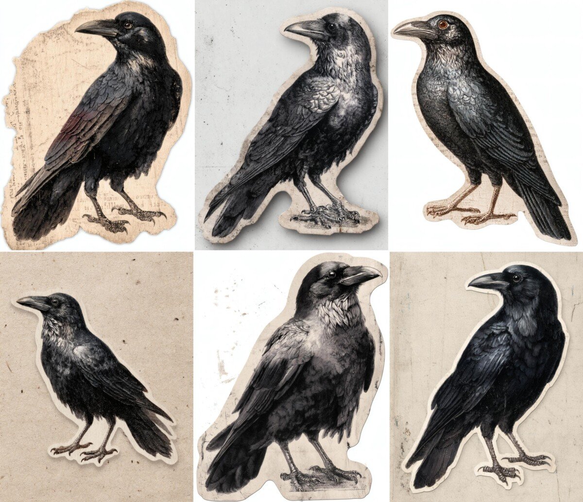raven preview 3 – Fussy Cuts